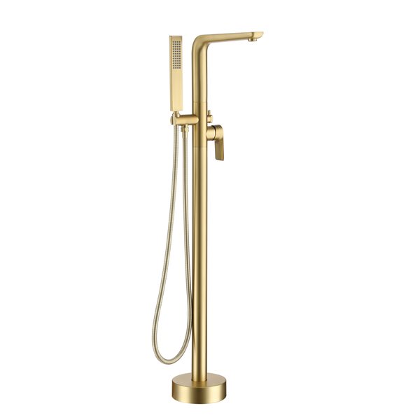 Boyel Living 1-Spray Tub and Shower Faucet in Brushed Gold - Built in Valve