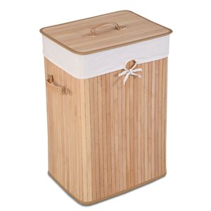 Costway 24-in Bamboo Laundry Basket