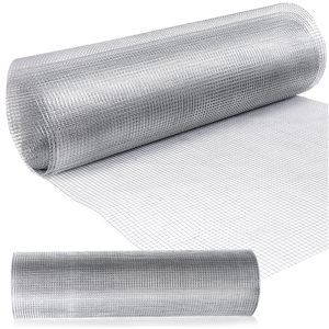 Costway Silver Metal 36-in x 600-in Wire Mesh Garden Fence Panel