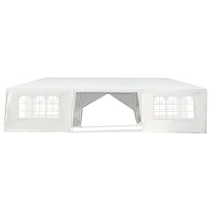 Costway 30-ft L Rectangle White Standard Canopy