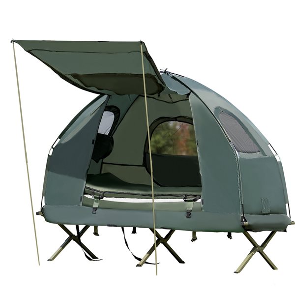 Costway Green Polyester 1-Person Compact Portable Tent