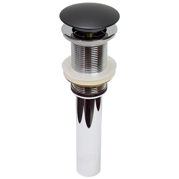 American Imaginations White Ceramic 21.5-in Rectangular Vessel Sink Set - Black Hardware