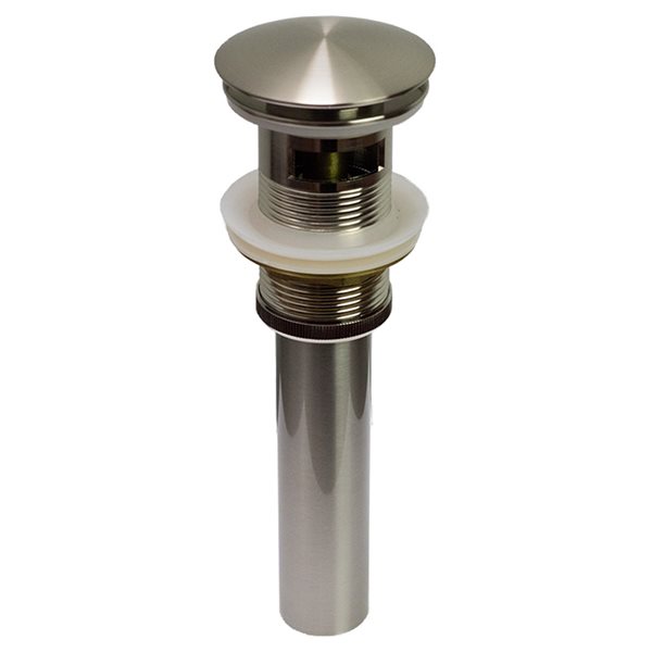 American Imaginations White Ceramic 25.5-in Rectangular Vessel Sink Set with Nickel Hardware Included