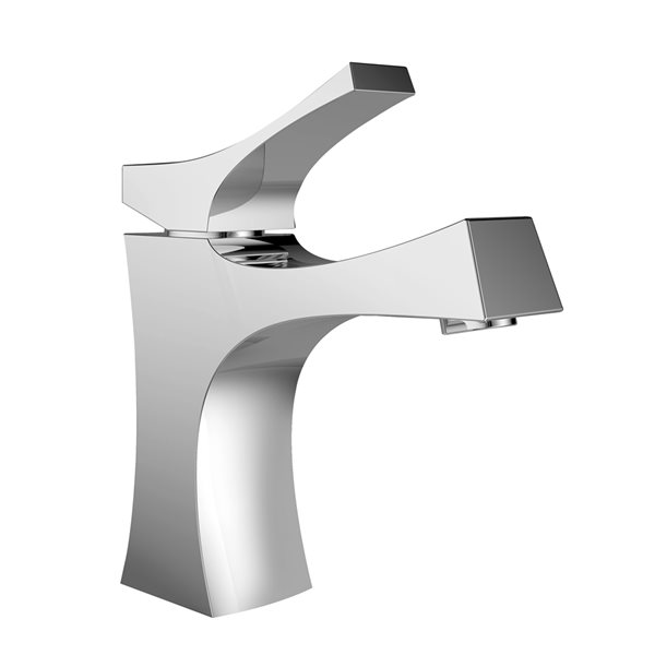 American Imaginations White Ceramic Vessel Rectangular Bathroom Sink and Faucet with Drain (15.25-in x 26.25-in)