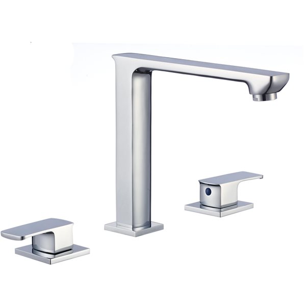 American Imaginations White Ceramic Vessel Rectangular Bathroom Sink with Chrome Faucet and Drain (16.25-in x 20.25-in)