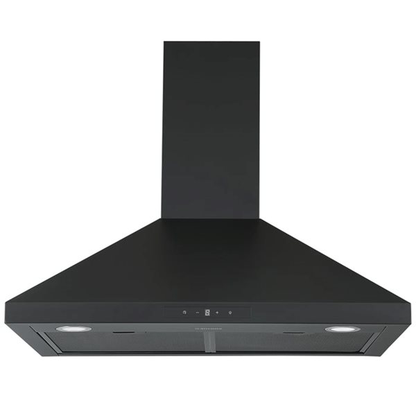 Ancona 30-in Convertible Black Wall-Mounted Range Hood