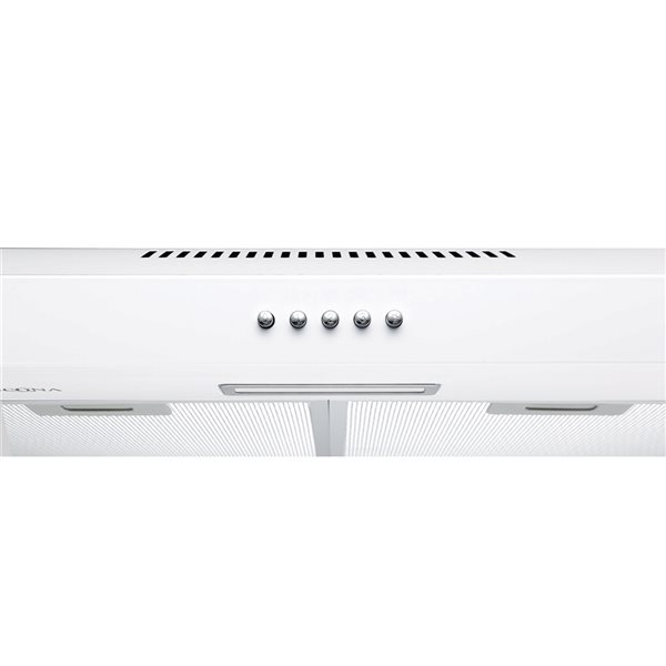 Ancona 24-in Convertible White Undercabinet Range Hood