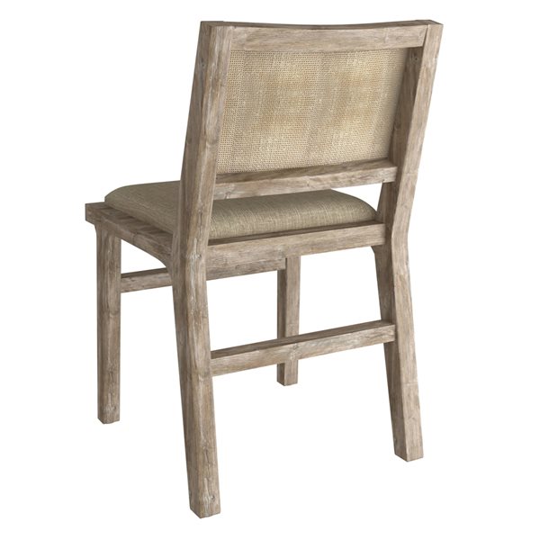 !nspire Mid-Century Modern Beige Linen Side Chair - Set of 2