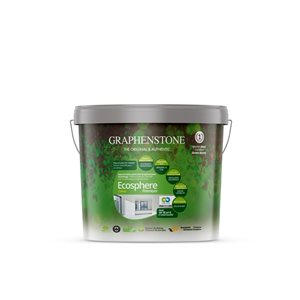 Peinture d'intérieur au fini mat Ecosphere Premium par Graphenstone, 1 litre, crème française