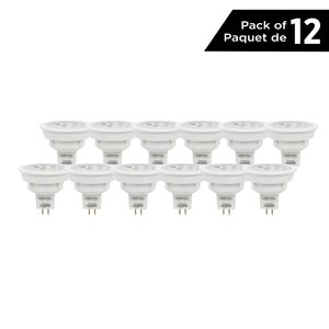 Luminus 35-Watt Equivalent MR16 Bright White Dimmable LED Light Bulbs (12-pack)