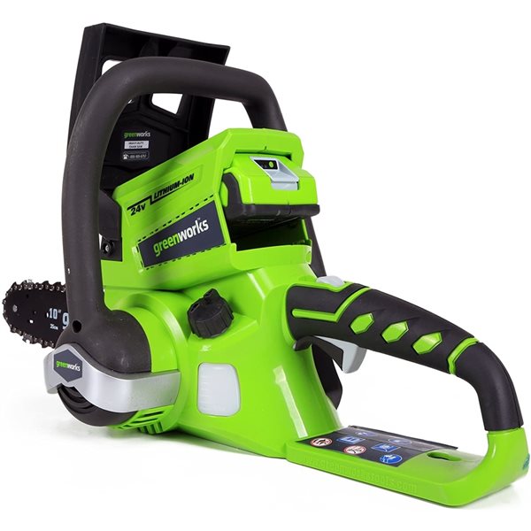 Greenworks 24-Volt Lithium-Ion 10-in Cordless Electric Chainsaw (Battery Included)