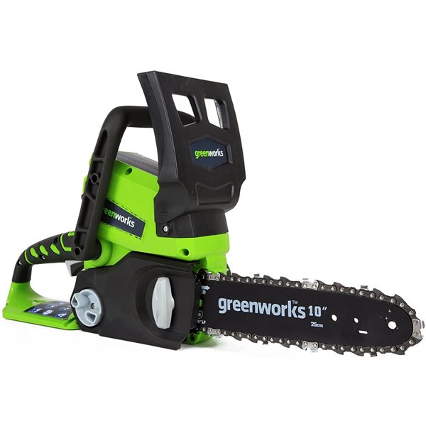 Greenworks 24-Volt Lithium-Ion 10-in Cordless Electric Chainsaw (Battery Included)