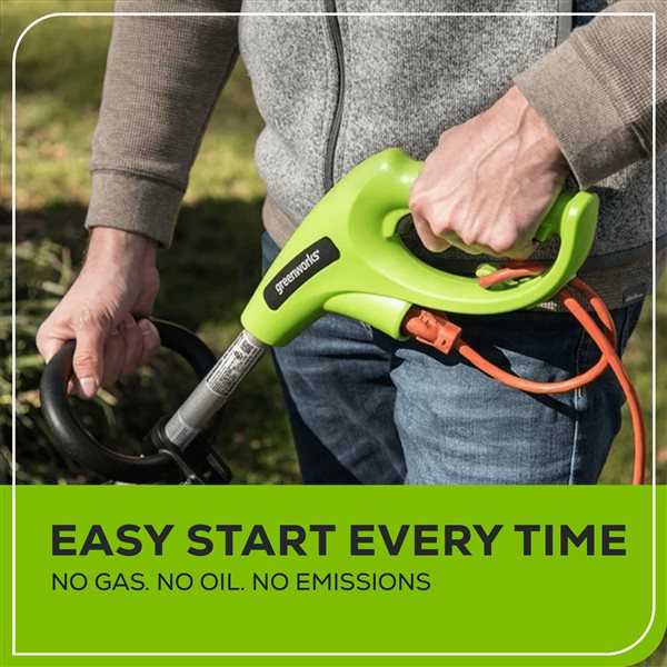 Greenworks 4 A 13-in Corded Electric String Trimmer