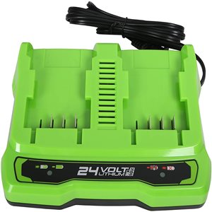 Greenworks 24-Volt Dual Port Power Tool Battery Charger