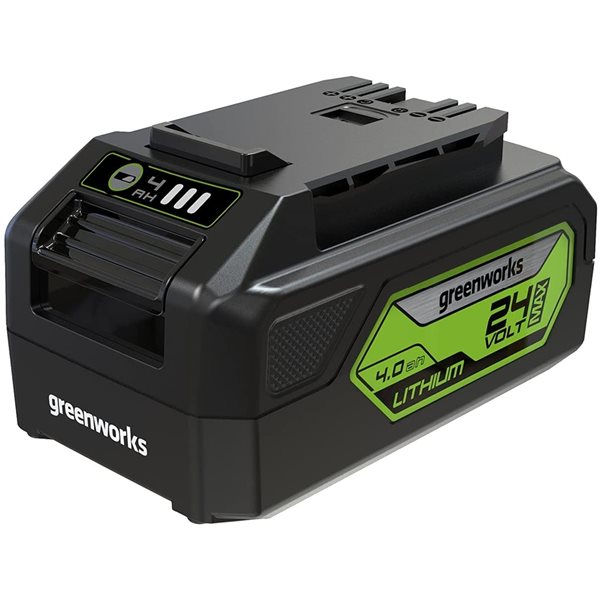 Batterie pour outils électriques par Greenworks au lithium-ion de 24 V et 4 Ah