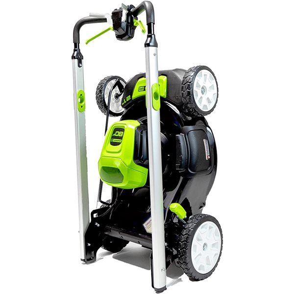 Greenworks 80-volt Max 21-in Cordless Push Lawn Mower 4 Ah (1-Battery and  Charger Included) in the Cordless Electric Push Lawn Mowers department at