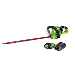 Greenworks 40-Volt 24-in Dual Cordless Electric Hedge Trimmer (Battery Included)