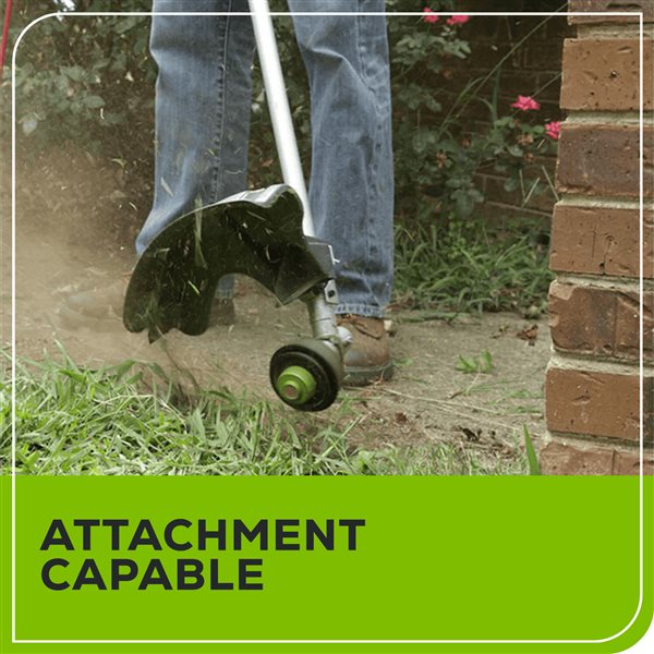 Greenworks 10 A 18-in Corded Electric String Trimmer Attachment Capable