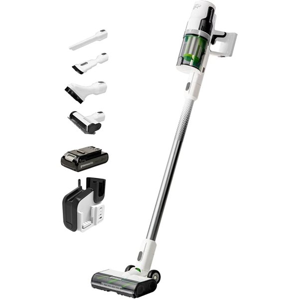 Greenworks 24 V Cordless Stick Vacuum (Convertible to Handheld) - Battery and Charger Included
