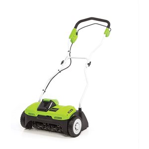 Greenworks 14-in Cordless Dethatcher (Batteries and Charger Included)
