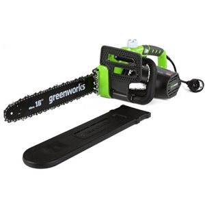 Greenworks 12 A, 16-in Corded Electric Chainsaw