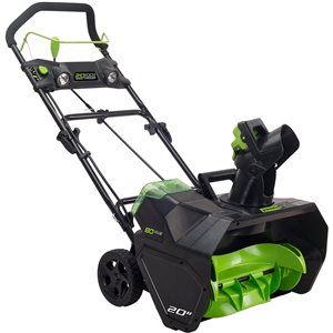 Greenworks PRO 80-Volt 20-in Single-Stage Cordless Electric Snow Blower ( Battery Included )