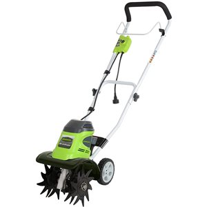 Greenworks 8 A 10-in Forward-Rotating Corded Electric Cultivator