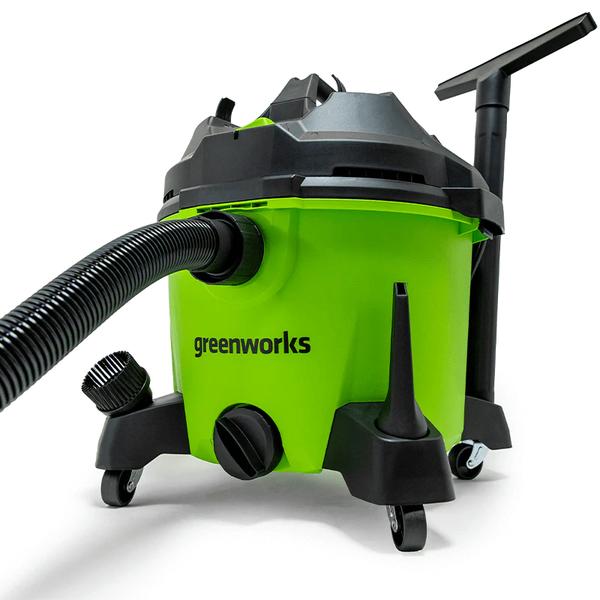 Aspirateur d'atelier Greenworks de 34 L avec fil