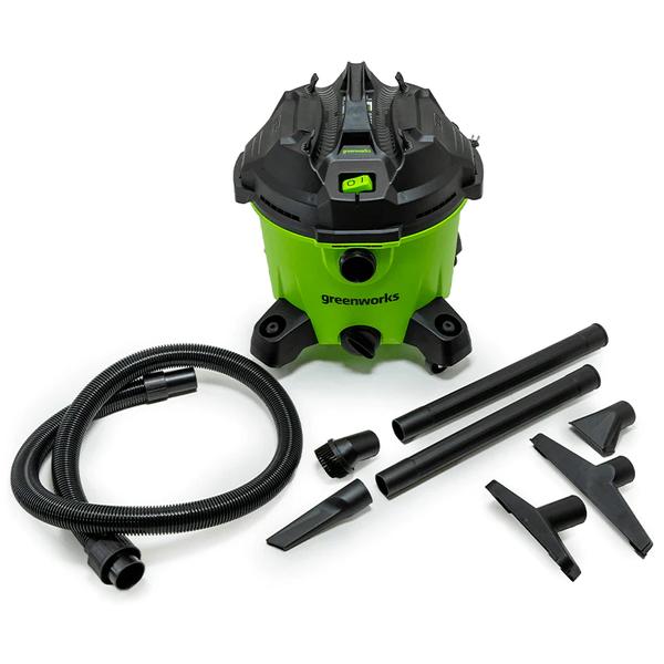 Aspirateur d'atelier Greenworks de 34 L avec fil