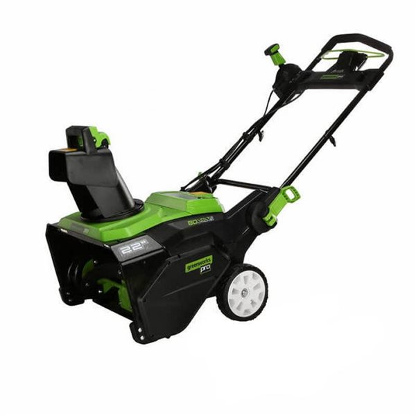 Greenworks PRO 80-Volt 22-in Single-Stage Cordless Electric Snow Blower (Tool  Only) 2608402COBT RONA