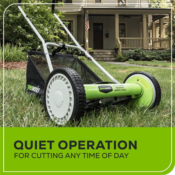 Greenworks 20-in Reel Lawn Mower