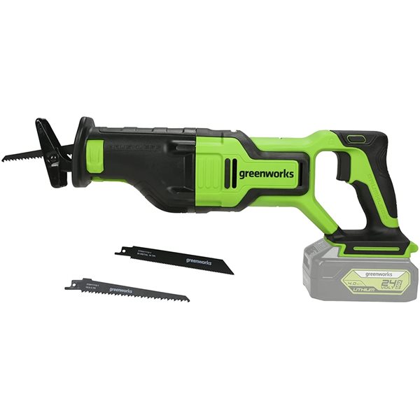 Greenworks 24 V Variable Speed Brushless Cordless Reciprocating Saw