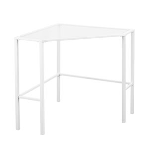 Southern Enterprises Keyley 42-in Clear Casual Laptop Desk