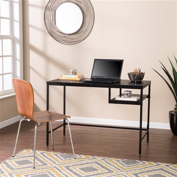 Casual black deals computer desk