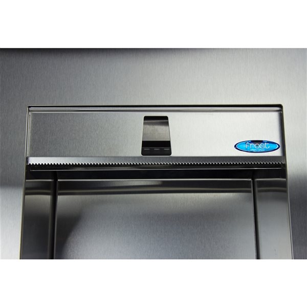 Frost Brushed Stainless Steel Roll Pull Paper Towel Dispenser with Waste Receptacle