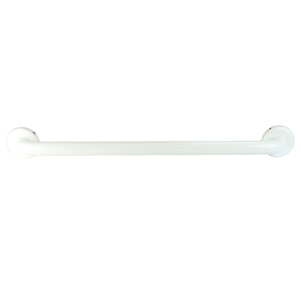 Barre d’appui mural Frost de 30 po en acier inoxydable, blanc