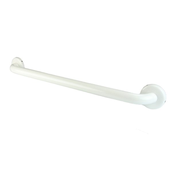 Barre d’appui mural Frost de 30 po en acier inoxydable, blanc