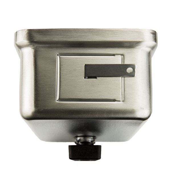 Frost 708-A Brushed Stainless Steel Push-up Valve Commercial Soap Dispenser