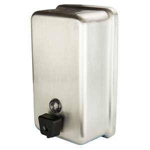Frost Brushed Stainless Steel Push-up Valve Commercial Soap Dispenser
