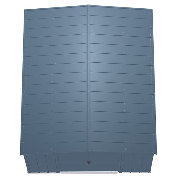 Arrow Classic 10-ft x 12-ft Blue Galvanized Steel Storage Shed