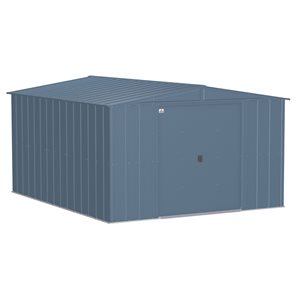 Arrow Classic 10-ft x 12-ft Blue Galvanized Steel Storage Shed