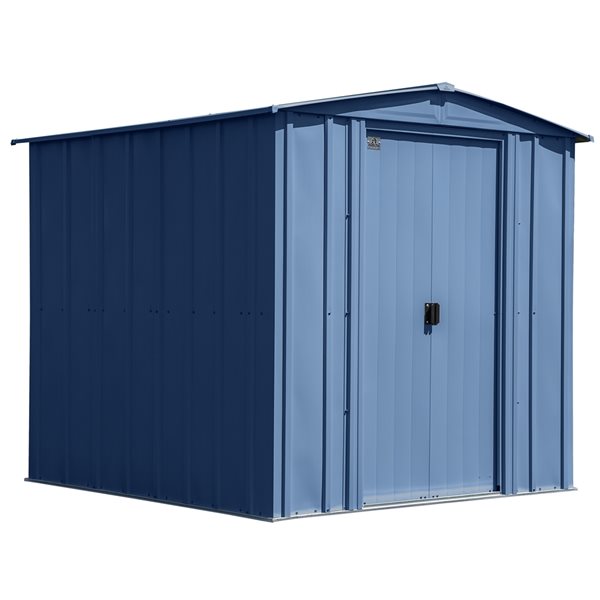 Arrow Classic 6-ft x 7-ft Blue Galvanized Steel Storage Shed