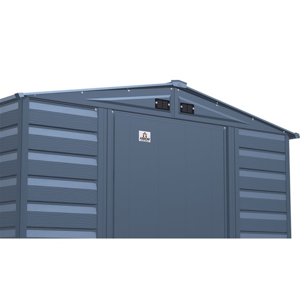 Arrow Select 6-ft x 7-ft Blue Galvanized Steel Storage Shed