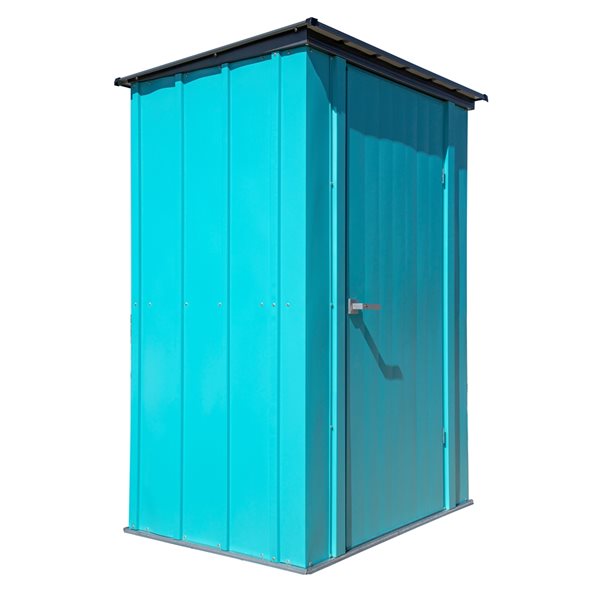 Arrow Spacemaker 5-ft x 3-ft Green Galvanized Steel Storage Shed