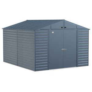 Arrow Select 10-ft x 12-ft Blue Galvanized Steel Storage Shed