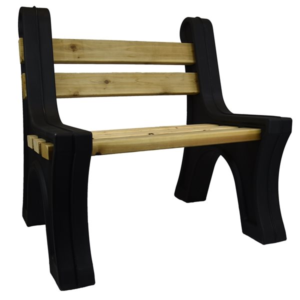 RTS Home Accents Custom Length Lightweight Bench Ends - Black