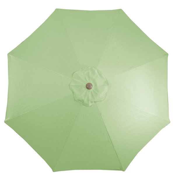 Northlight 9-ft Octagonal Sage Green Market Patio Umbrella with Crank Mechanism