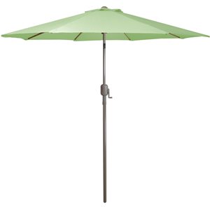 Northlight 9-ft Octagonal Sage Green Market Patio Umbrella with Crank Mechanism