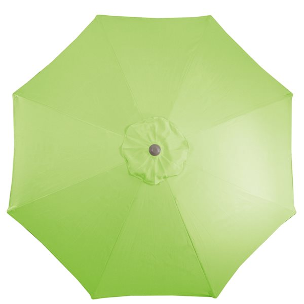 Northlight 9-ft Octagonal Green Market Patio Umbrella with Crank Mechanism