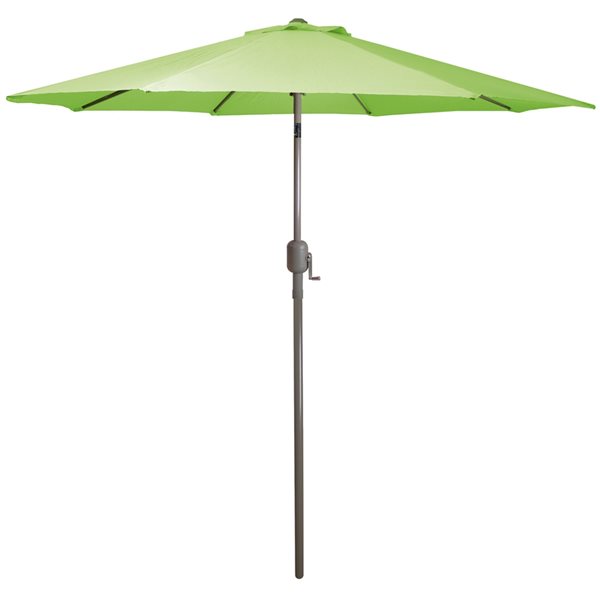 Northlight 9-ft Octagonal Green Market Patio Umbrella with Crank Mechanism